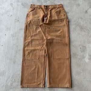 Vintage Y2K Carhartt brown double knee work wear carpenter pants